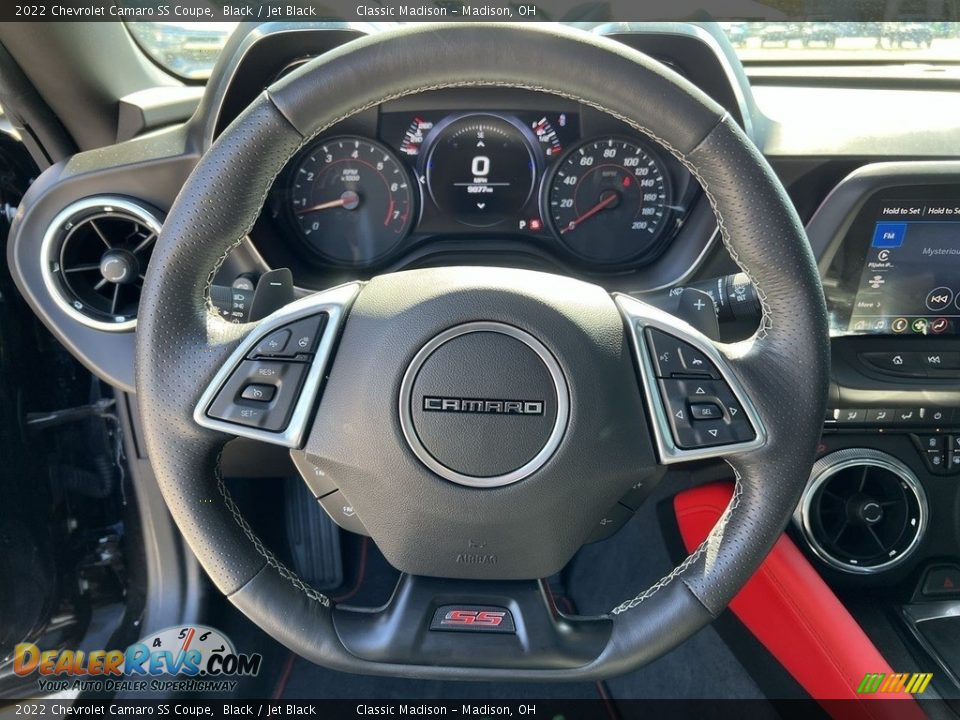 2022 Chevrolet Camaro SS Coupe Black / Jet Black Photo #9