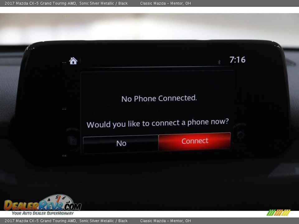 2017 Mazda CX-5 Grand Touring AWD Sonic Silver Metallic / Black Photo #11