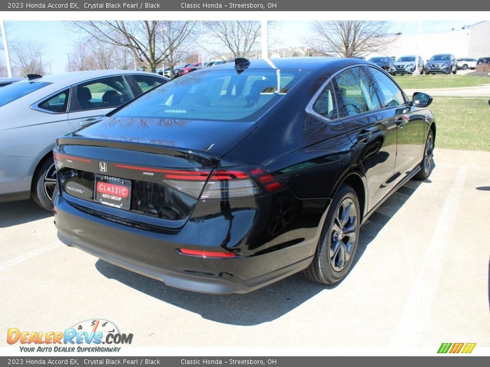 2023 Honda Accord EX Crystal Black Pearl / Black Photo #4
