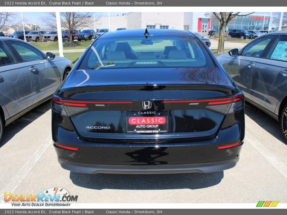 2023 Honda Accord EX Crystal Black Pearl / Black Photo #5