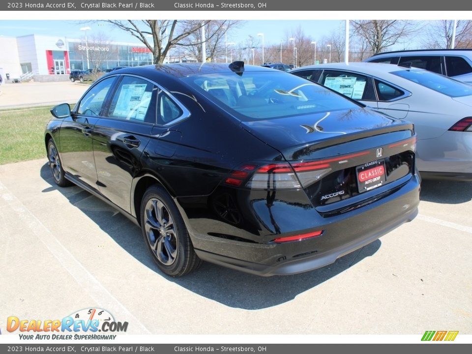 2023 Honda Accord EX Crystal Black Pearl / Black Photo #6