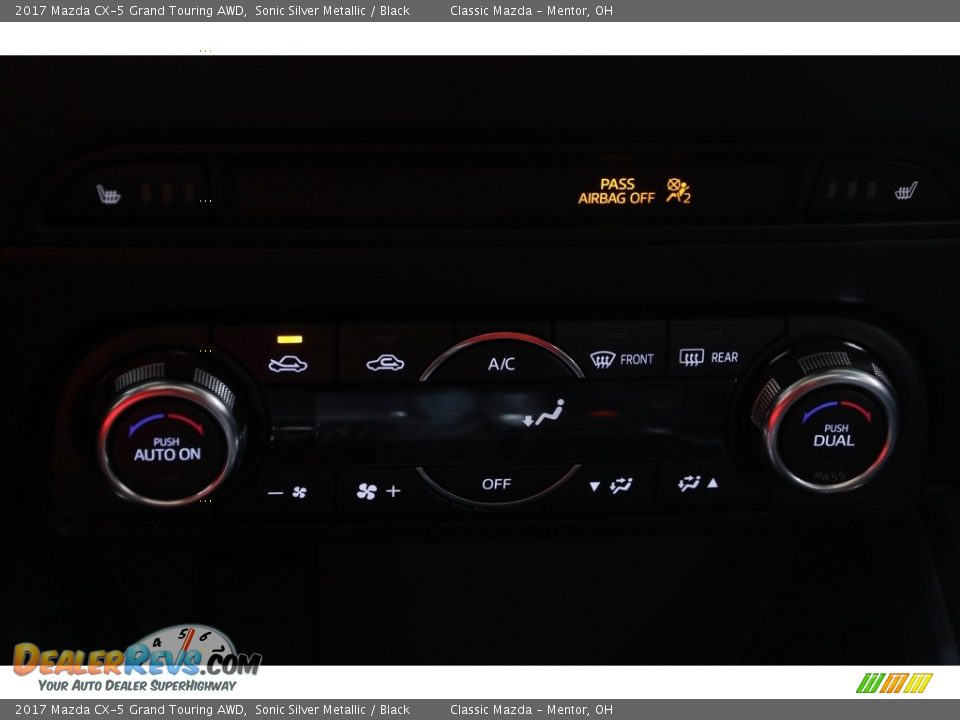 2017 Mazda CX-5 Grand Touring AWD Sonic Silver Metallic / Black Photo #15