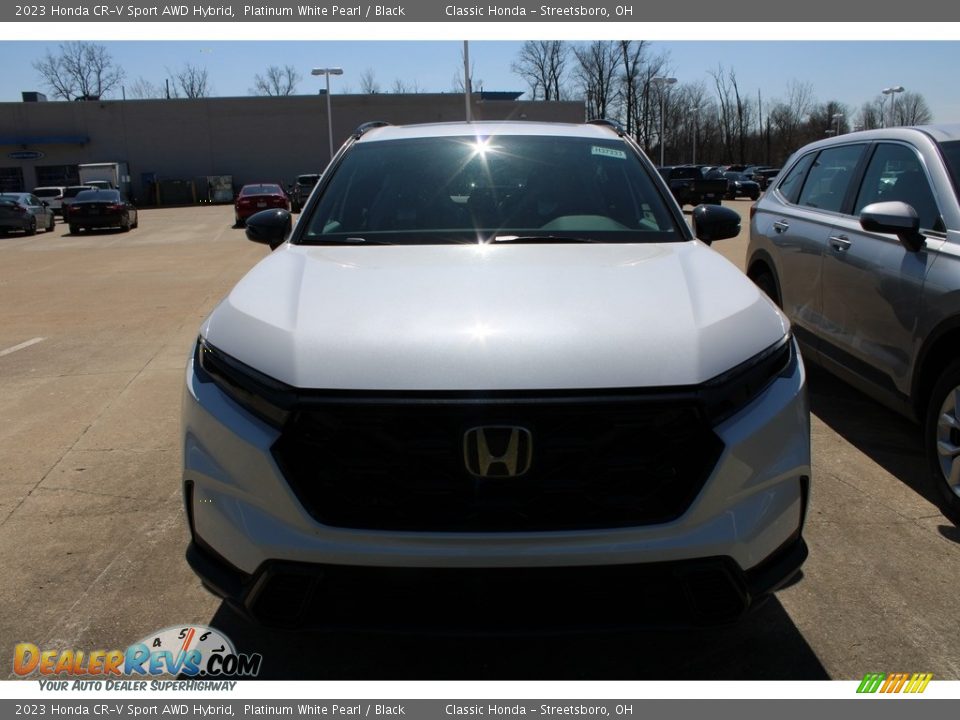 2023 Honda CR-V Sport AWD Hybrid Platinum White Pearl / Black Photo #2