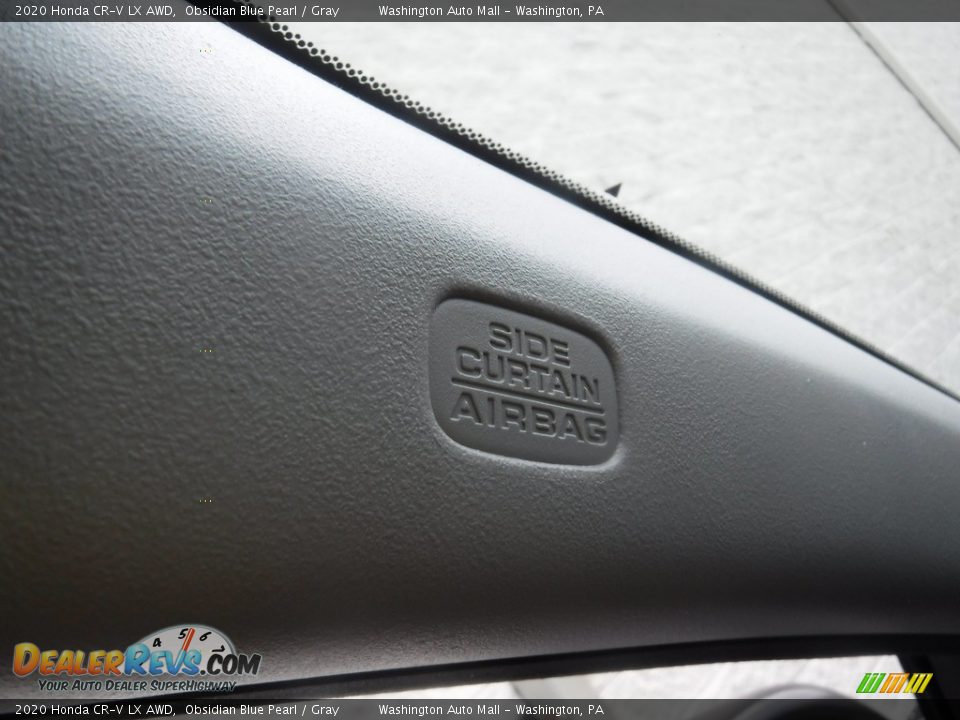 2020 Honda CR-V LX AWD Obsidian Blue Pearl / Gray Photo #16