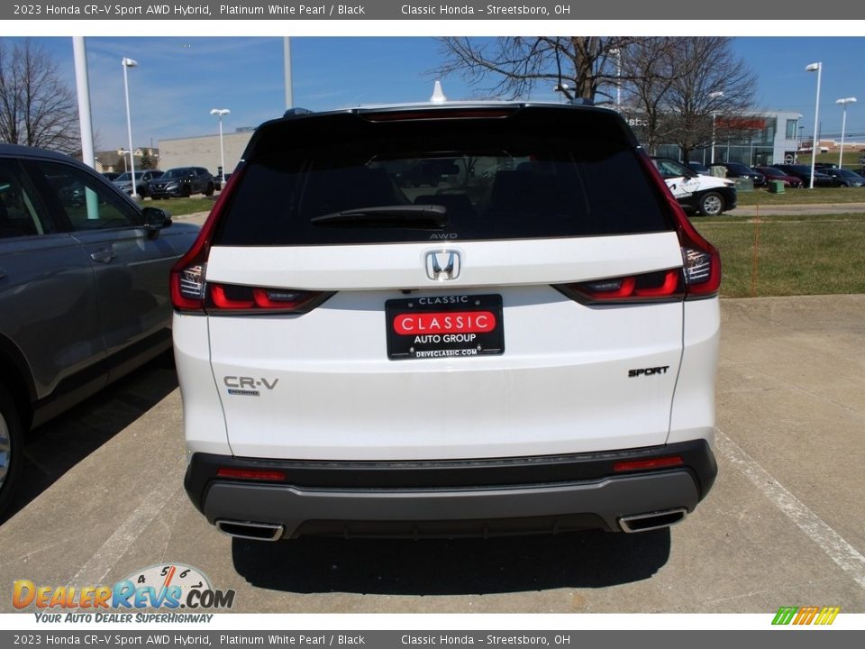 2023 Honda CR-V Sport AWD Hybrid Platinum White Pearl / Black Photo #5
