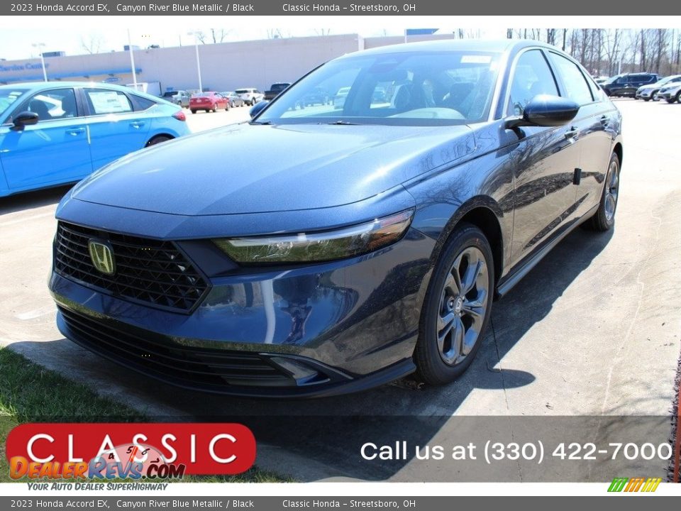 2023 Honda Accord EX Canyon River Blue Metallic / Black Photo #1