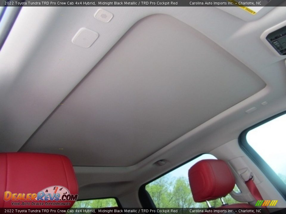Sunroof of 2022 Toyota Tundra TRD Pro Crew Cab 4x4 Hybrid Photo #24