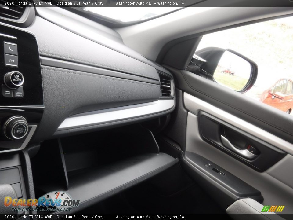 2020 Honda CR-V LX AWD Obsidian Blue Pearl / Gray Photo #22
