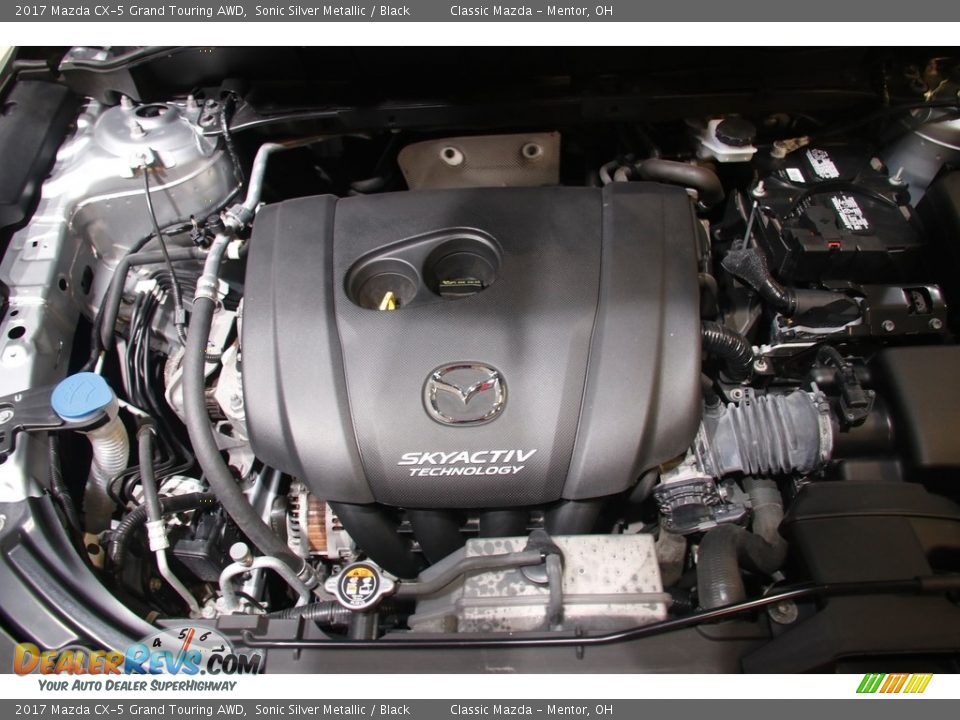2017 Mazda CX-5 Grand Touring AWD Sonic Silver Metallic / Black Photo #23