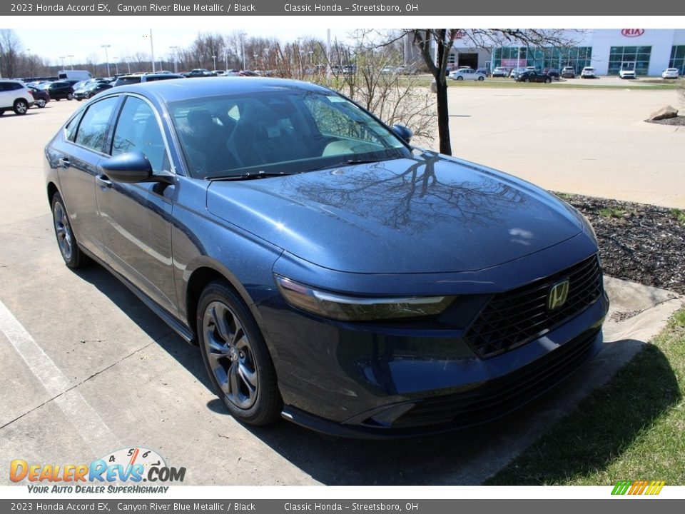 2023 Honda Accord EX Canyon River Blue Metallic / Black Photo #3