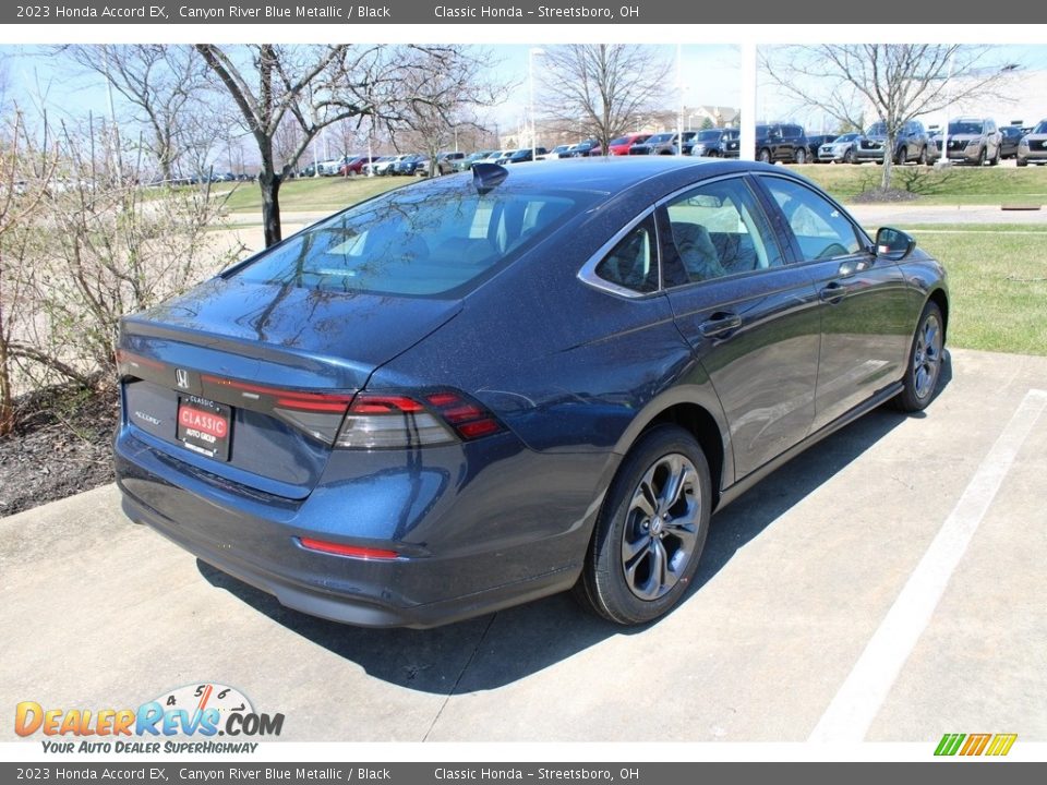 2023 Honda Accord EX Canyon River Blue Metallic / Black Photo #4