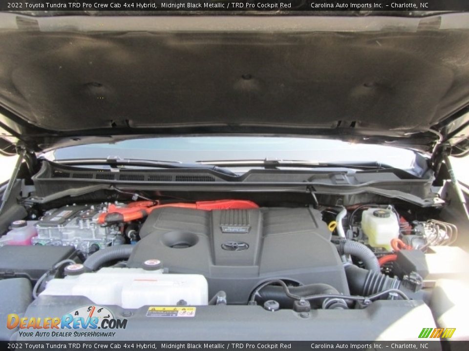 2022 Toyota Tundra TRD Pro Crew Cab 4x4 Hybrid 3.4 Liter i-Force Twin-Turbocharged DOHC 24-Valve VVT-i V6 Gasoline/Electric Hybrid Engine Photo #26