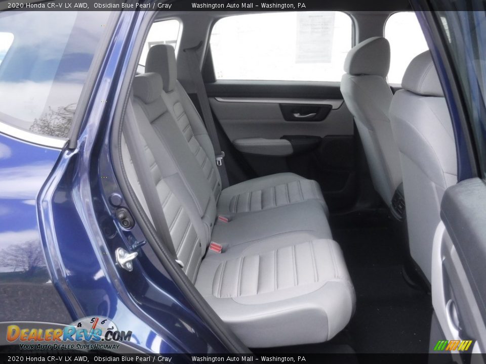 2020 Honda CR-V LX AWD Obsidian Blue Pearl / Gray Photo #24