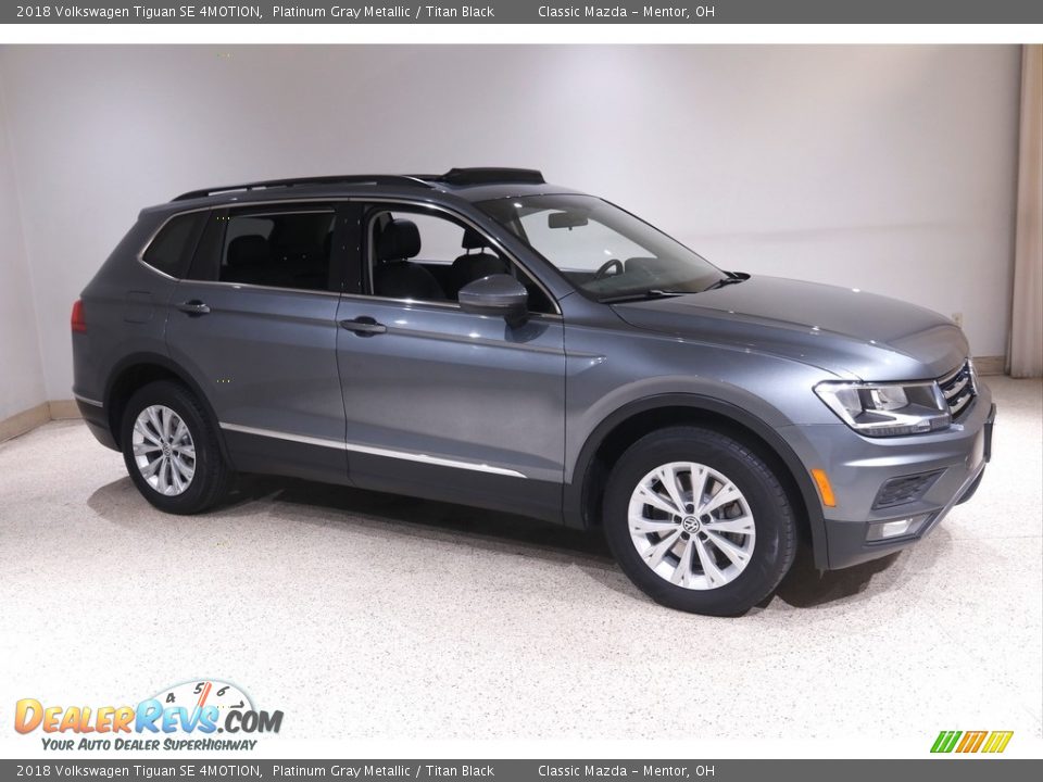 2018 Volkswagen Tiguan SE 4MOTION Platinum Gray Metallic / Titan Black Photo #1