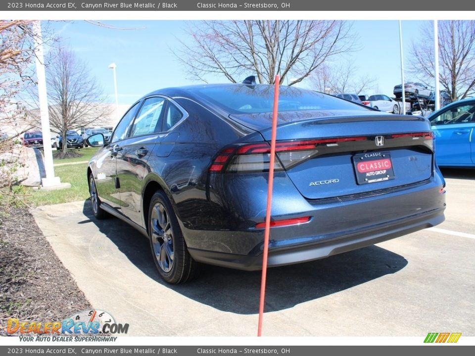 2023 Honda Accord EX Canyon River Blue Metallic / Black Photo #6