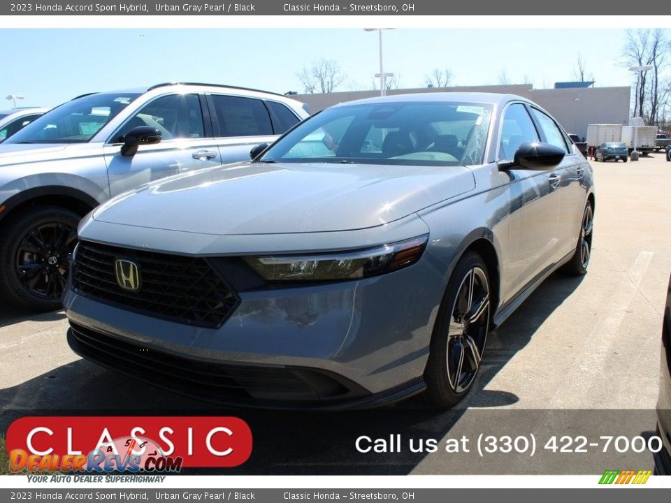 2023 Honda Accord Sport Hybrid Urban Gray Pearl / Black Photo #1