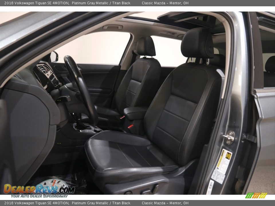 2018 Volkswagen Tiguan SE 4MOTION Platinum Gray Metallic / Titan Black Photo #5