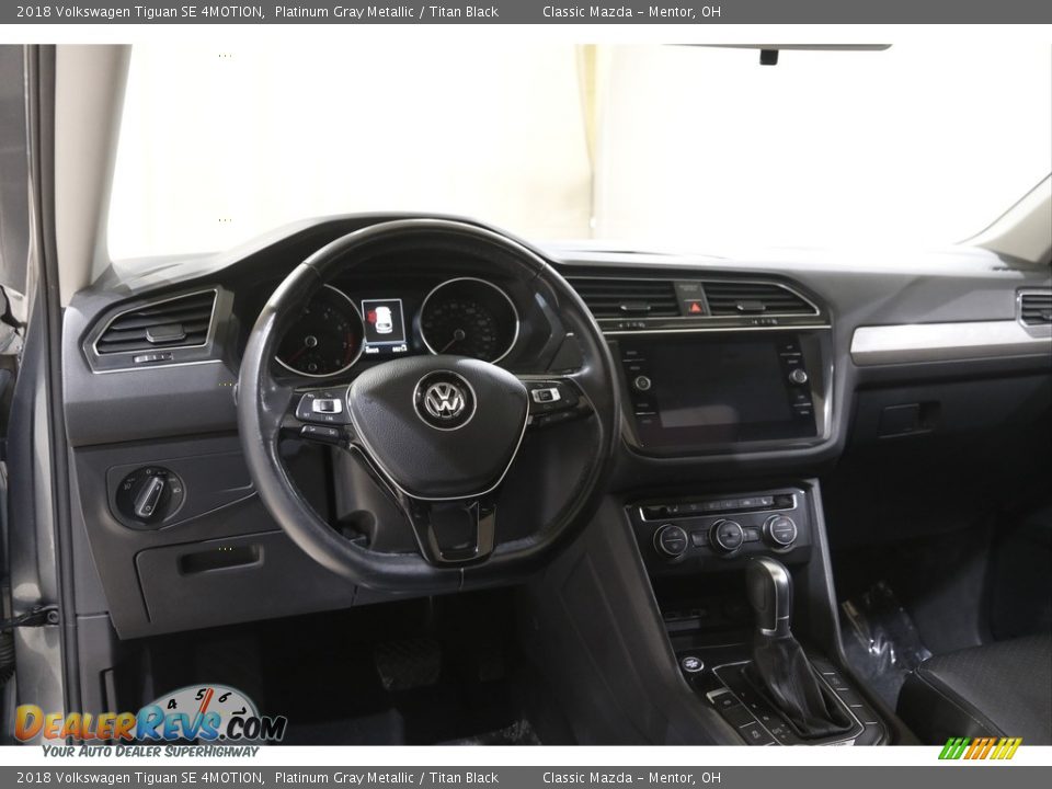 2018 Volkswagen Tiguan SE 4MOTION Platinum Gray Metallic / Titan Black Photo #6