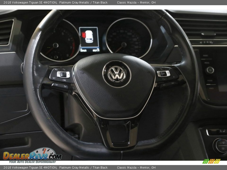 2018 Volkswagen Tiguan SE 4MOTION Platinum Gray Metallic / Titan Black Photo #7