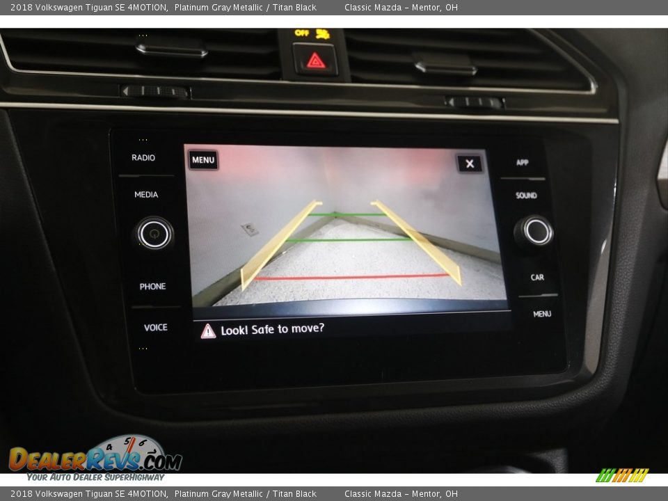 2018 Volkswagen Tiguan SE 4MOTION Platinum Gray Metallic / Titan Black Photo #12