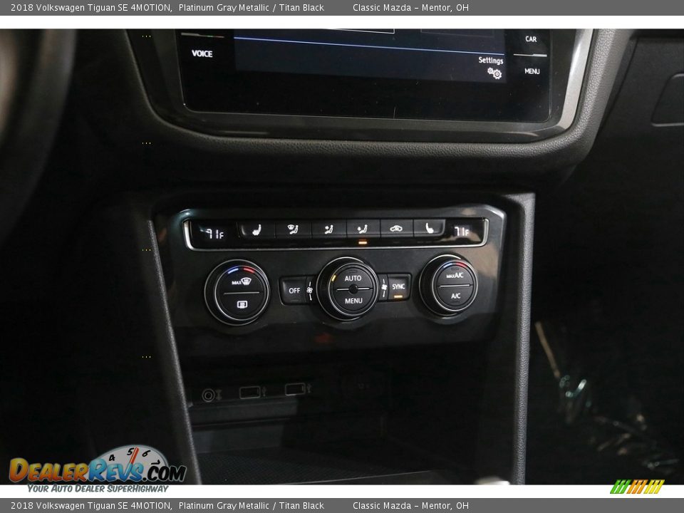 2018 Volkswagen Tiguan SE 4MOTION Platinum Gray Metallic / Titan Black Photo #13