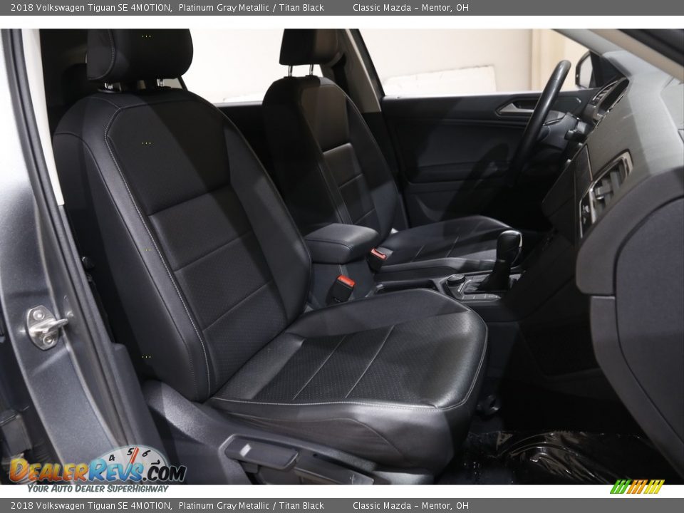 2018 Volkswagen Tiguan SE 4MOTION Platinum Gray Metallic / Titan Black Photo #15