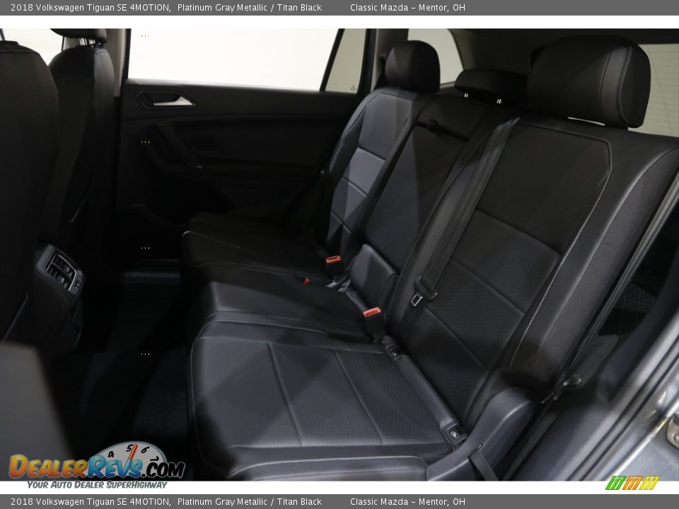 2018 Volkswagen Tiguan SE 4MOTION Platinum Gray Metallic / Titan Black Photo #17
