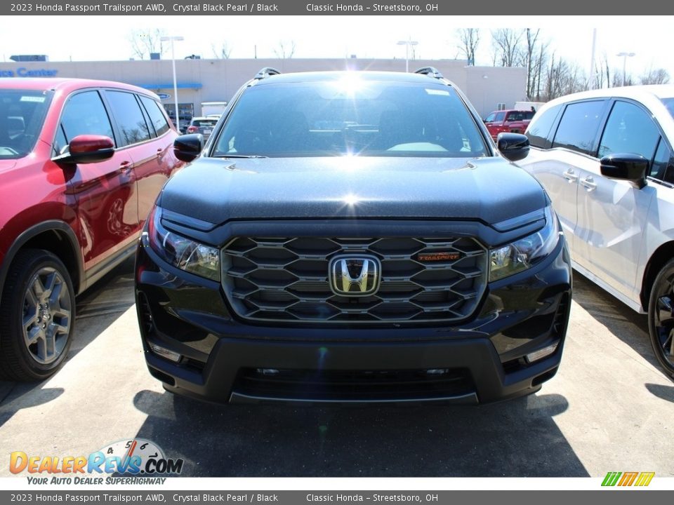 2023 Honda Passport Trailsport AWD Crystal Black Pearl / Black Photo #2