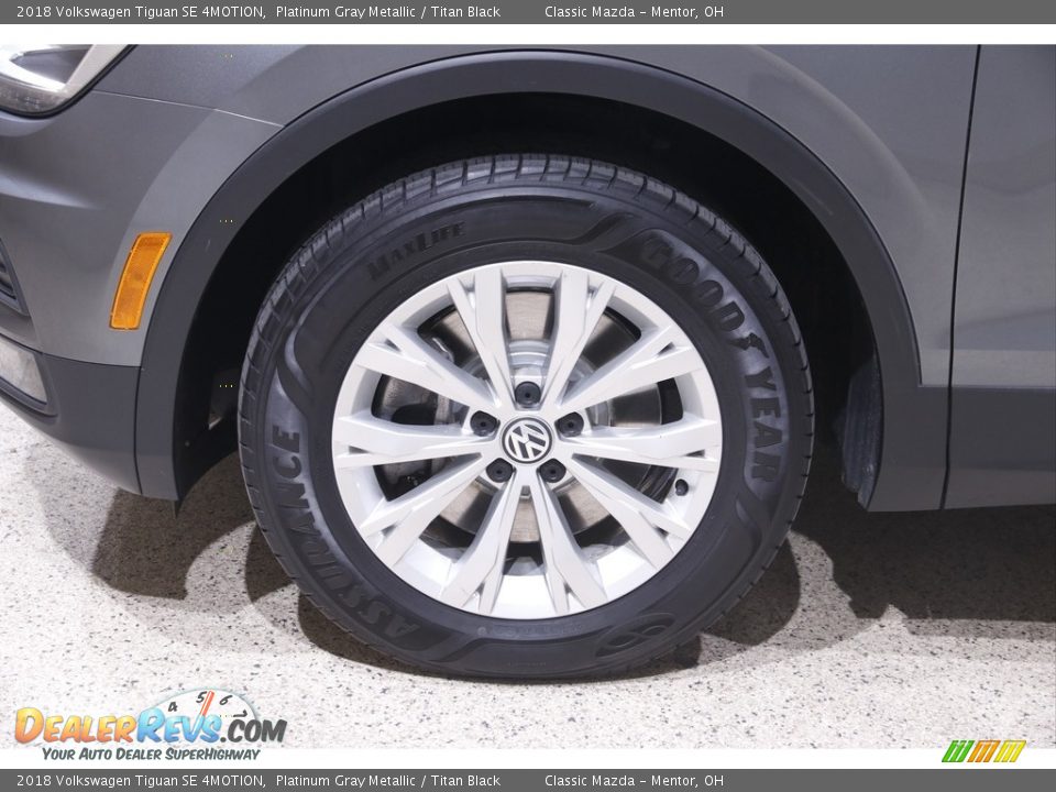 2018 Volkswagen Tiguan SE 4MOTION Platinum Gray Metallic / Titan Black Photo #20