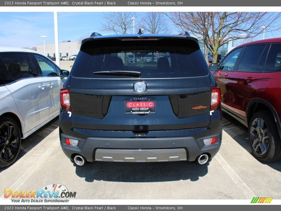 2023 Honda Passport Trailsport AWD Crystal Black Pearl / Black Photo #5