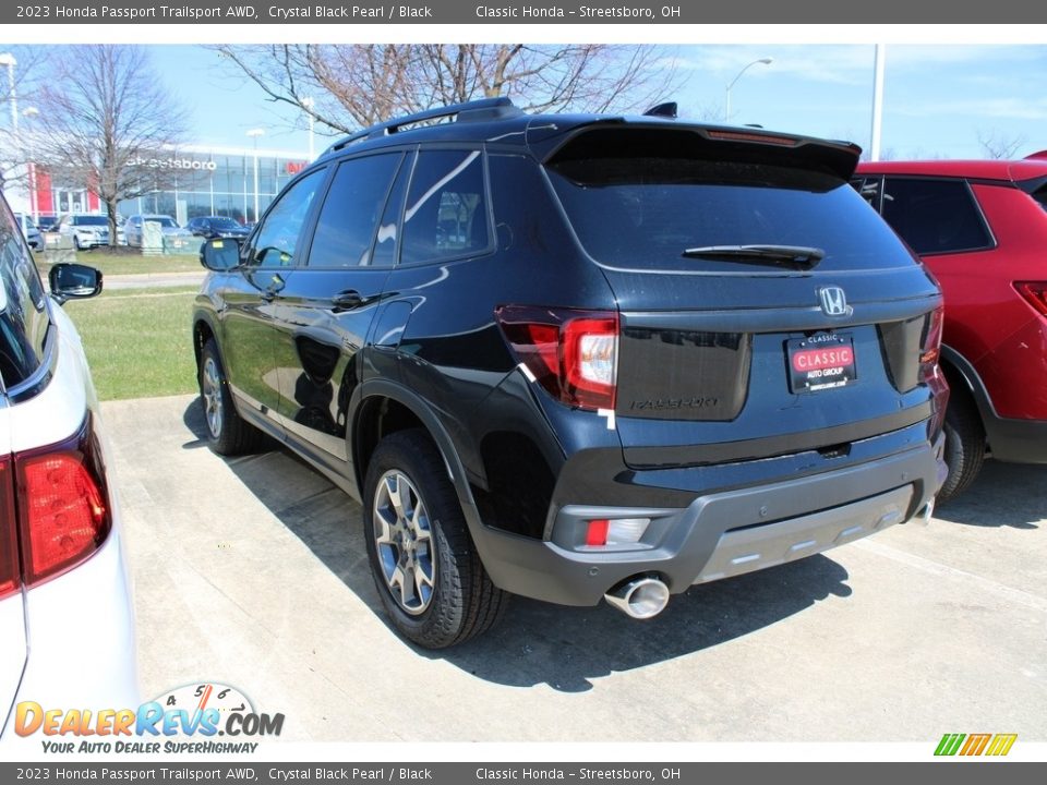2023 Honda Passport Trailsport AWD Crystal Black Pearl / Black Photo #6