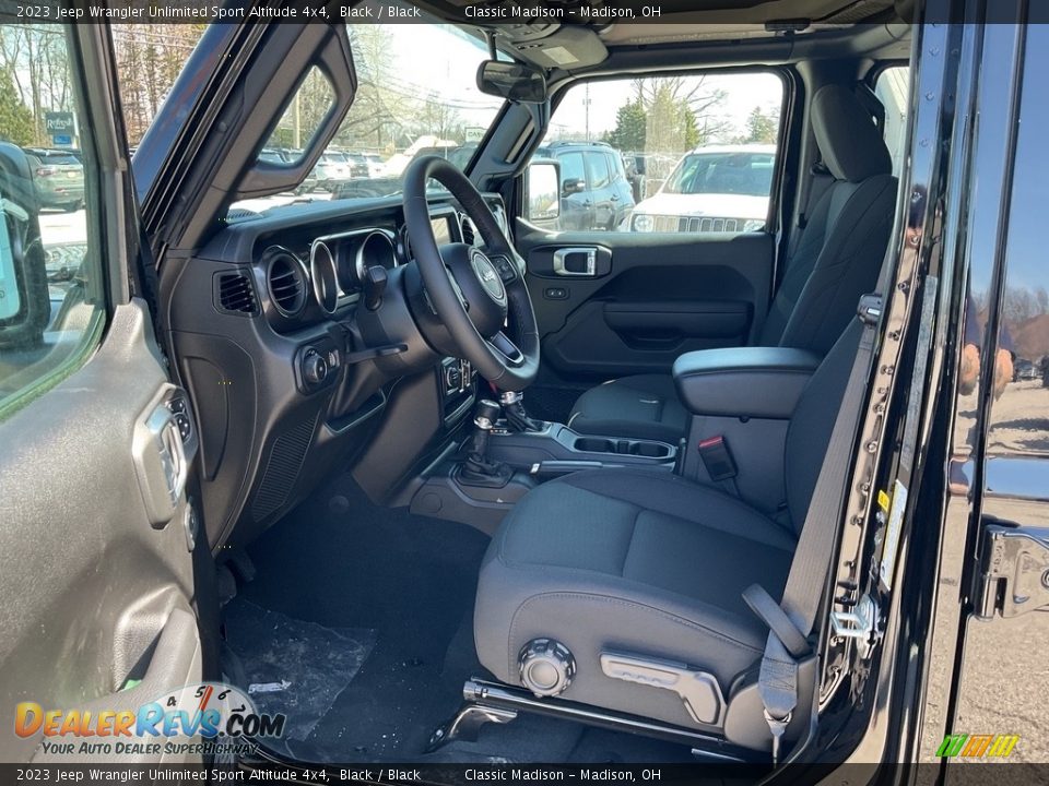 2023 Jeep Wrangler Unlimited Sport Altitude 4x4 Black / Black Photo #2