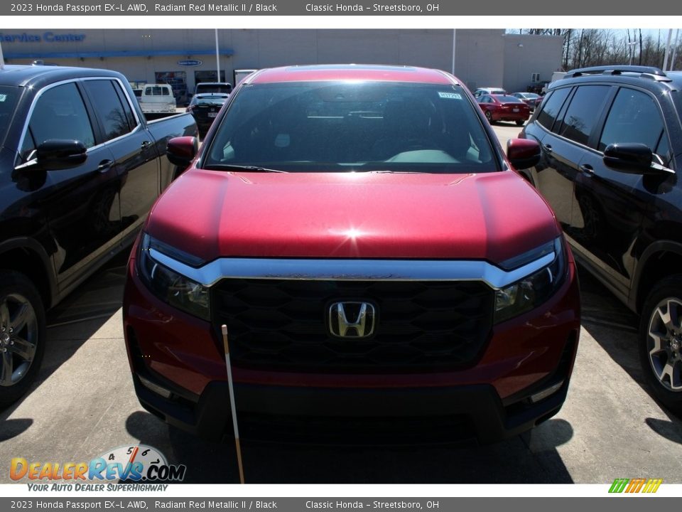 2023 Honda Passport EX-L AWD Radiant Red Metallic II / Black Photo #2
