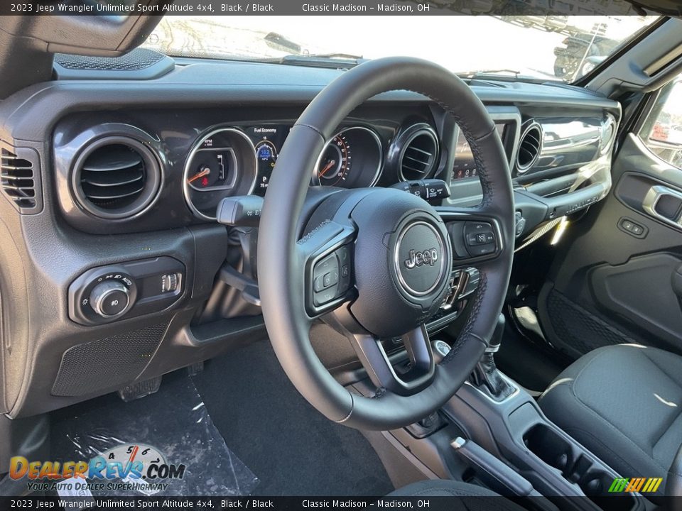 2023 Jeep Wrangler Unlimited Sport Altitude 4x4 Black / Black Photo #4