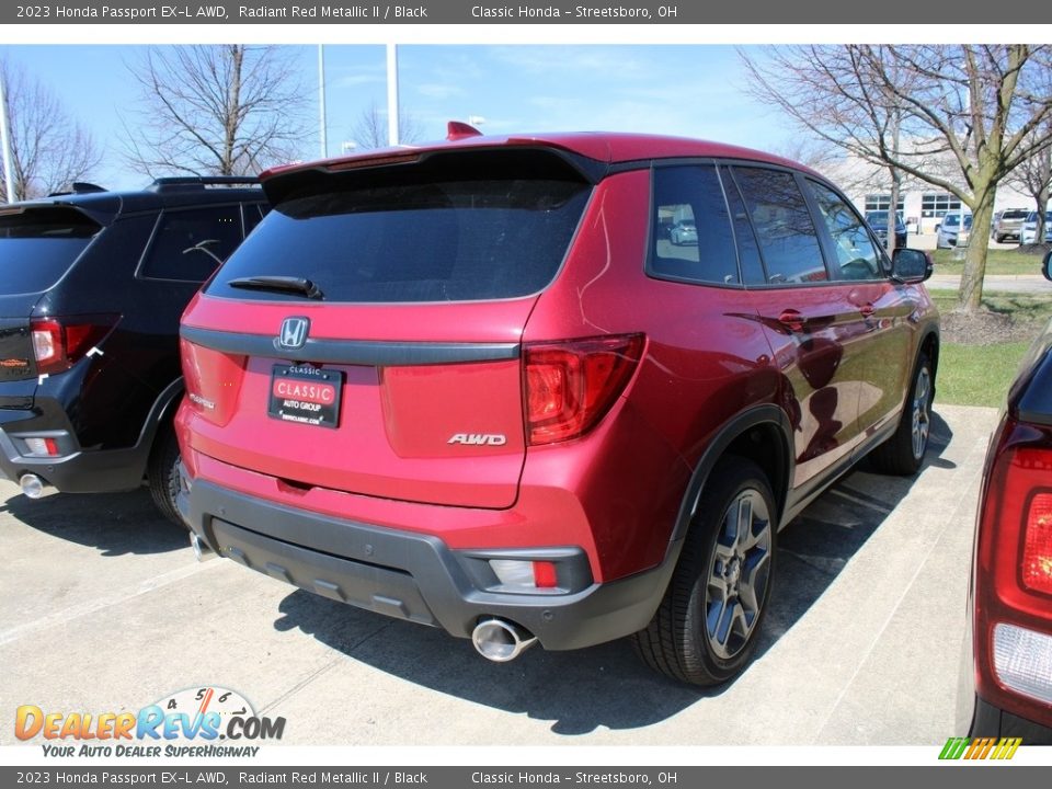2023 Honda Passport EX-L AWD Radiant Red Metallic II / Black Photo #4