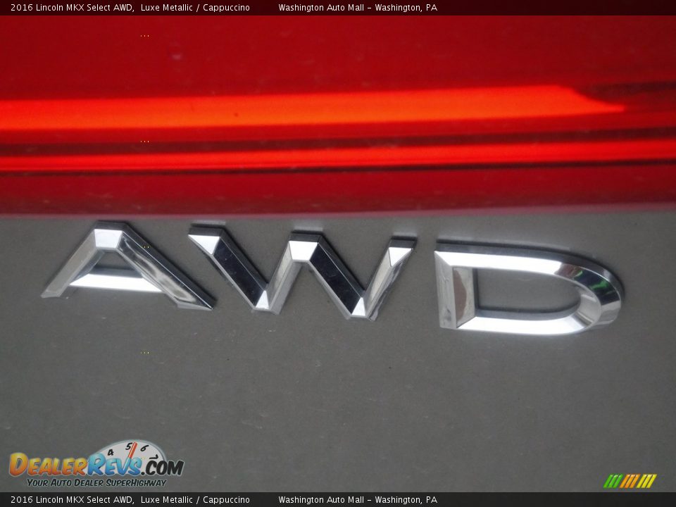 2016 Lincoln MKX Select AWD Luxe Metallic / Cappuccino Photo #17