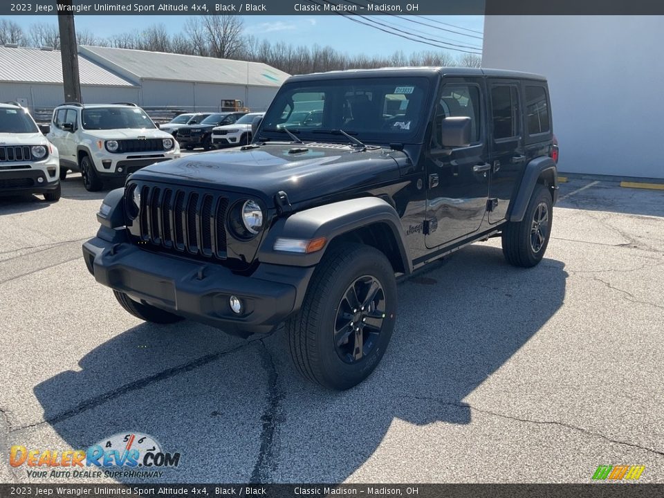 2023 Jeep Wrangler Unlimited Sport Altitude 4x4 Black / Black Photo #7