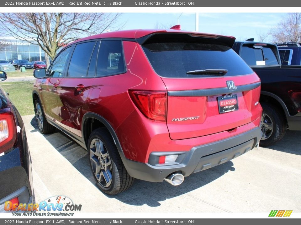 2023 Honda Passport EX-L AWD Radiant Red Metallic II / Black Photo #6