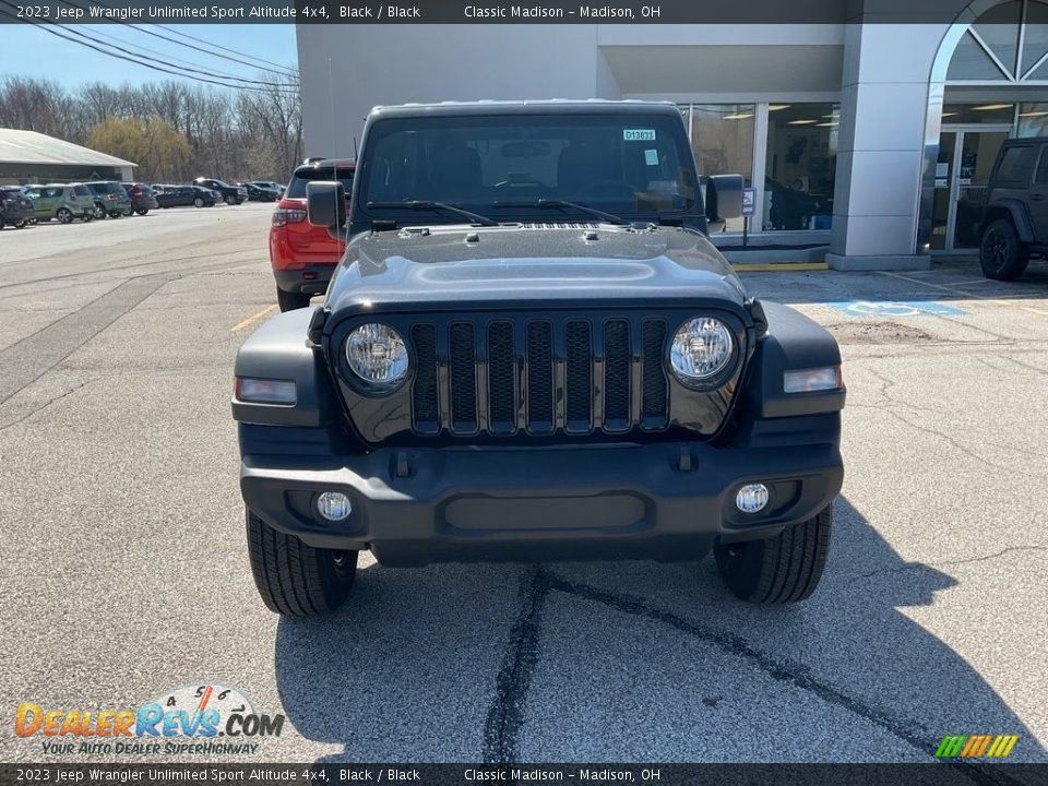 2023 Jeep Wrangler Unlimited Sport Altitude 4x4 Black / Black Photo #8