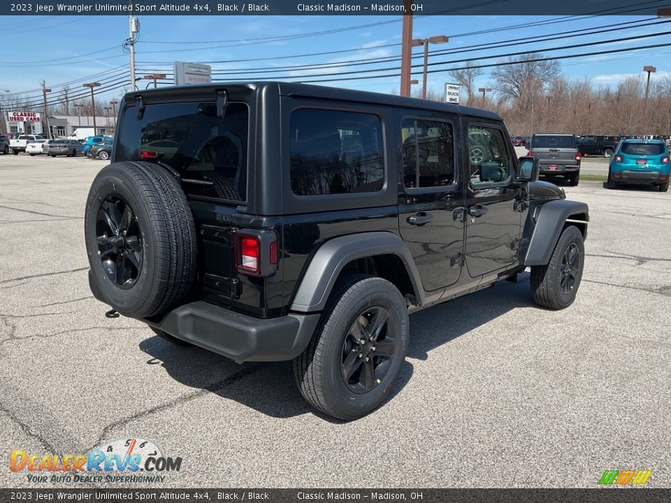 2023 Jeep Wrangler Unlimited Sport Altitude 4x4 Black / Black Photo #10