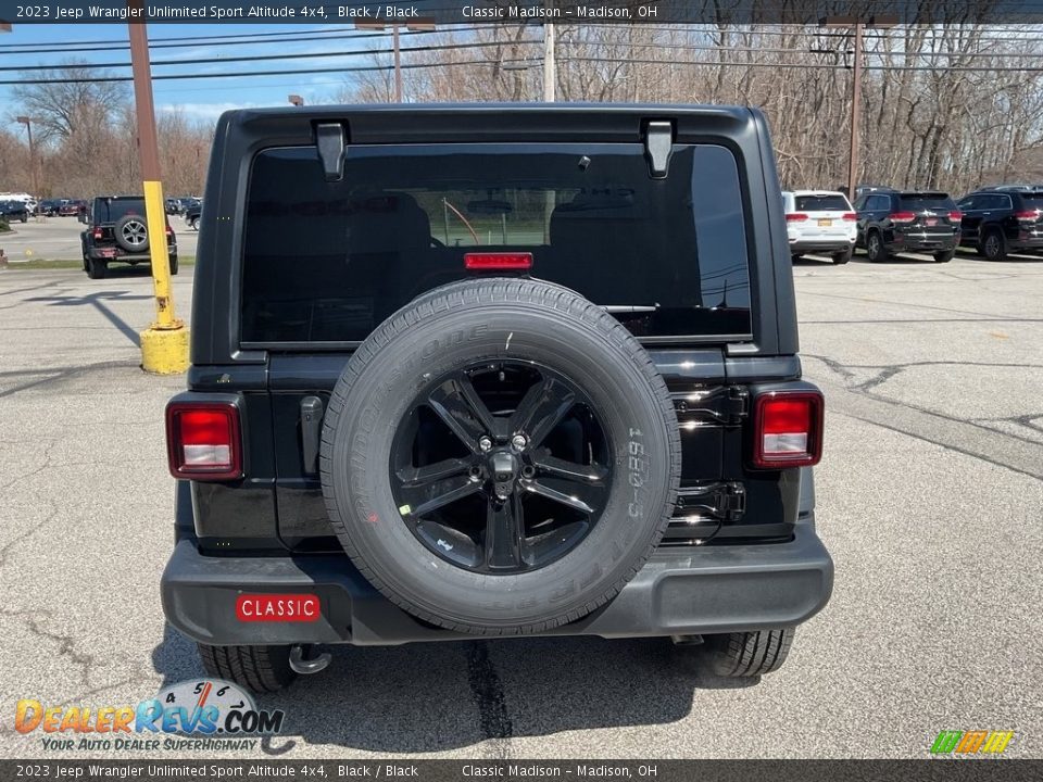 2023 Jeep Wrangler Unlimited Sport Altitude 4x4 Black / Black Photo #11