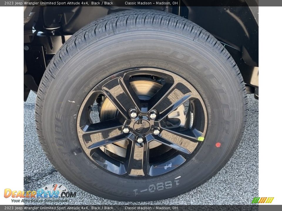 2023 Jeep Wrangler Unlimited Sport Altitude 4x4 Black / Black Photo #13