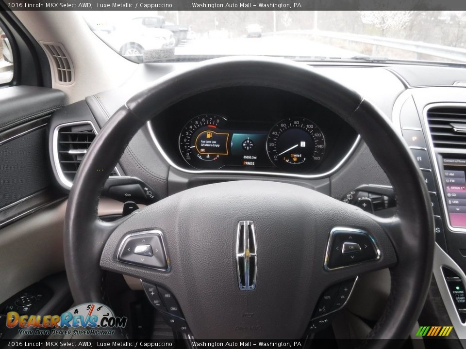 2016 Lincoln MKX Select AWD Steering Wheel Photo #25