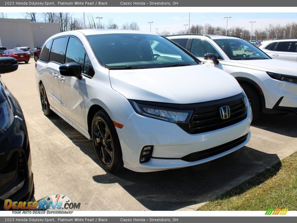 2023 Honda Odyssey Sport Platinum White Pearl / Black Photo #3