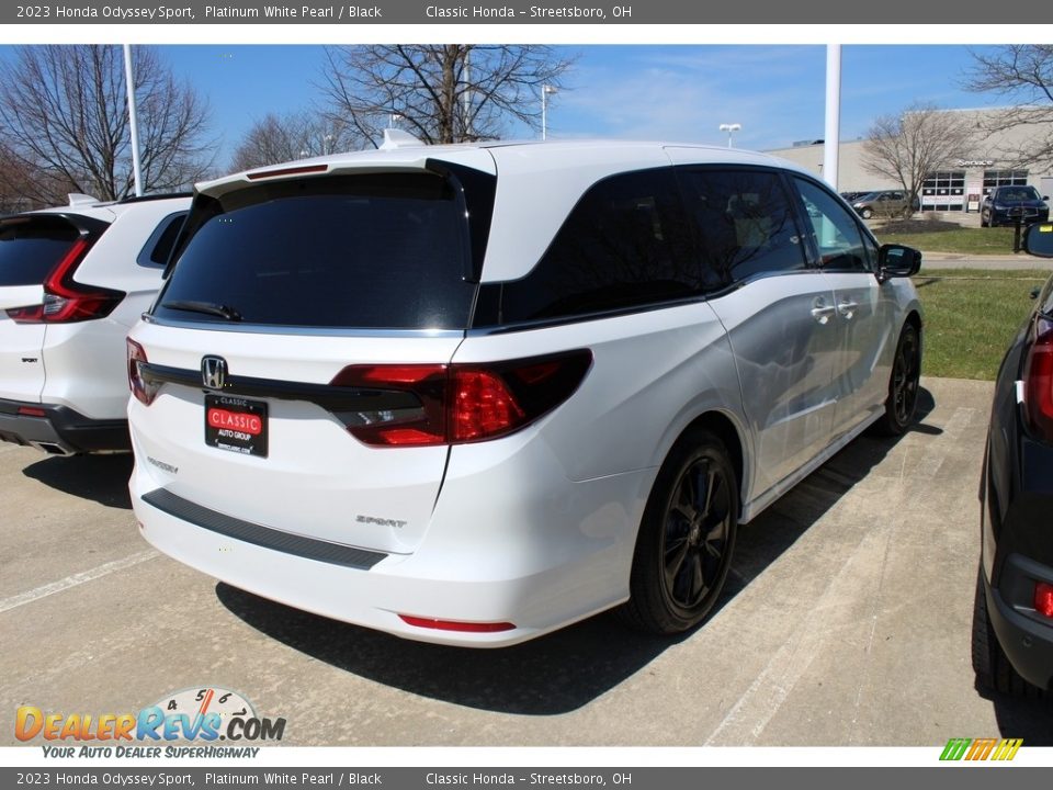 2023 Honda Odyssey Sport Platinum White Pearl / Black Photo #4