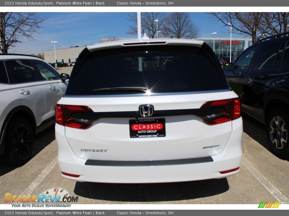 2023 Honda Odyssey Sport Platinum White Pearl / Black Photo #5