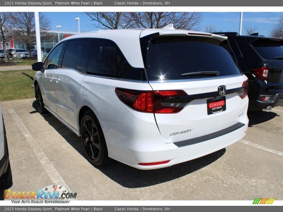 2023 Honda Odyssey Sport Platinum White Pearl / Black Photo #6