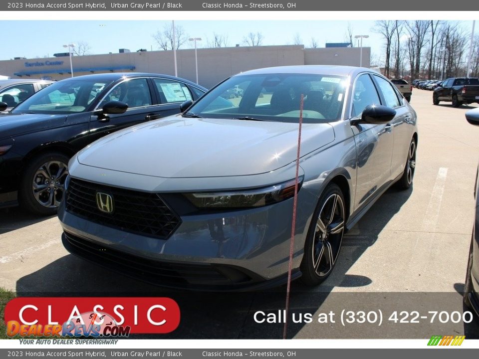 2023 Honda Accord Sport Hybrid Urban Gray Pearl / Black Photo #1