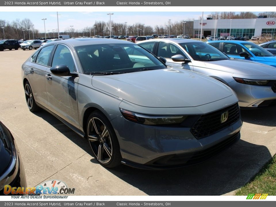 2023 Honda Accord Sport Hybrid Urban Gray Pearl / Black Photo #3