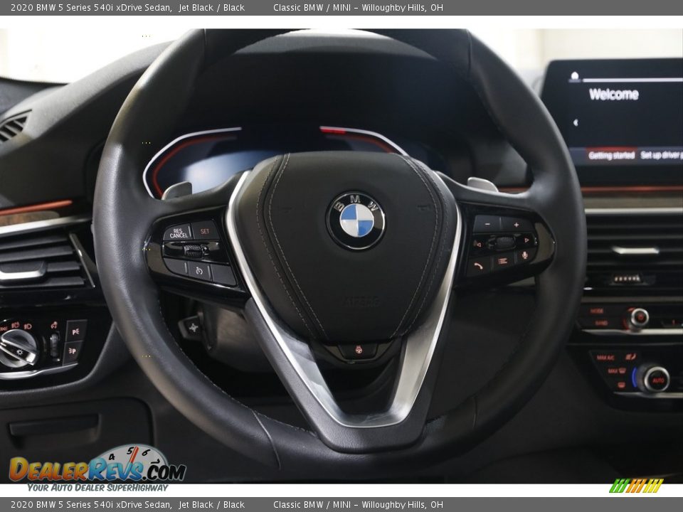2020 BMW 5 Series 540i xDrive Sedan Jet Black / Black Photo #7